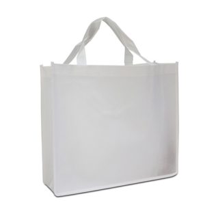 3D Non Woven White Bags