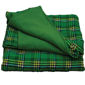 Maasai Green Fleece Blanket