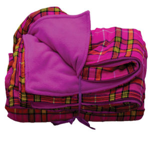 Maasai Pink Fleece Blanket