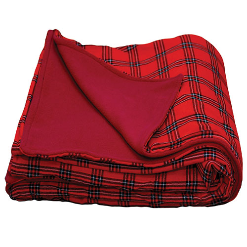 Maasai Red Fleece Blanket