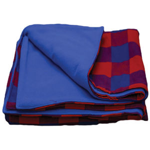 Maasai Royal Blue Fleece Blanket