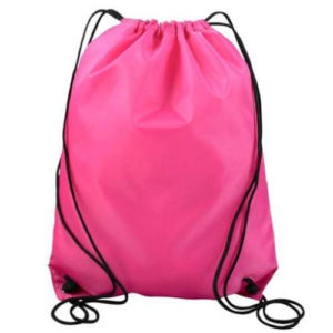 Draw String Pink Back Packs