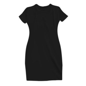 Black T shirt Dress