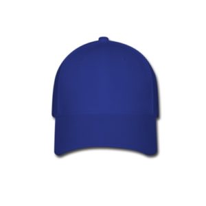 Royal Blue Brush Cotton Caps