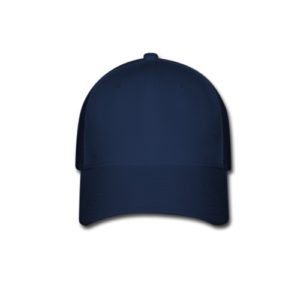Navy Blue Brush Cotton Caps