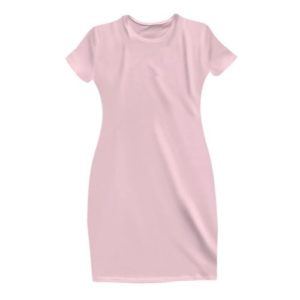 Pink T shirt Dress