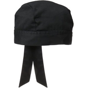 Skull Chef Cap Black