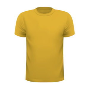 Round Neck T-Shirt Gold