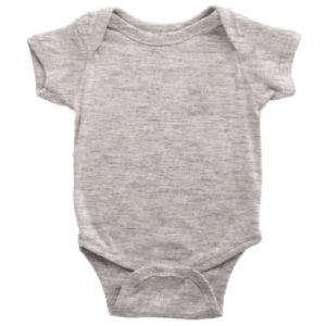 Gray Baby Body Suits