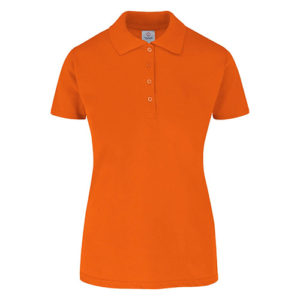 Women Polo Shirt Orange