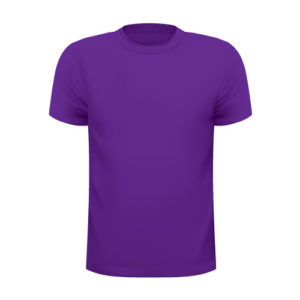 Round Neck T-Shirt Purple
