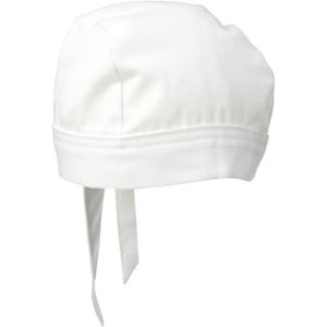 Skull Chef Cap White