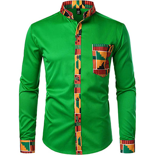 Green Long Sleeve Shurts