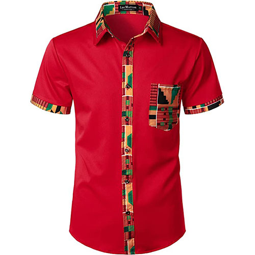Ankara red Shirt