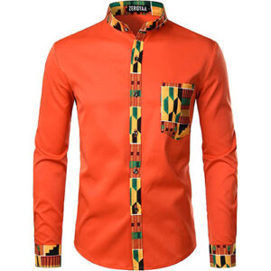 Ankara Orange shirt