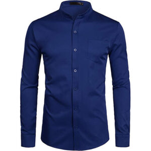Navy Blue Long Sleeve Shirt