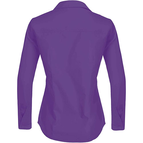 Women Long Sleeve Shirt Purple - Image 2