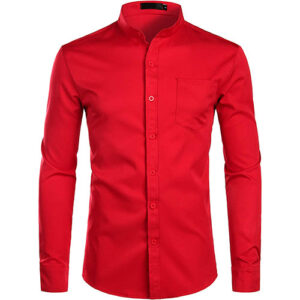 Red Long Sleeve Shirt