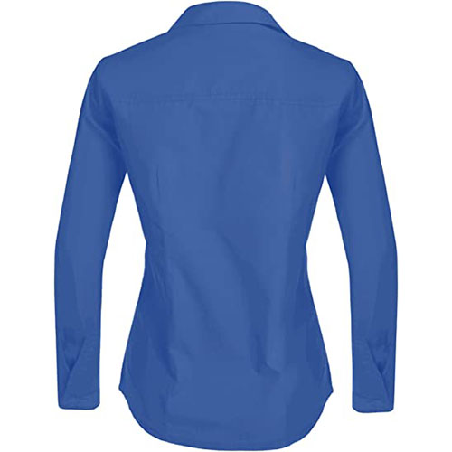 Women Long Sleeve Shirt Blue - Image 2