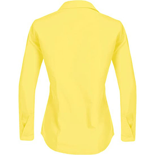 Women Long Sleeve Shirt Yellow - Image 2