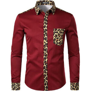 Maroon Ankara Shirts